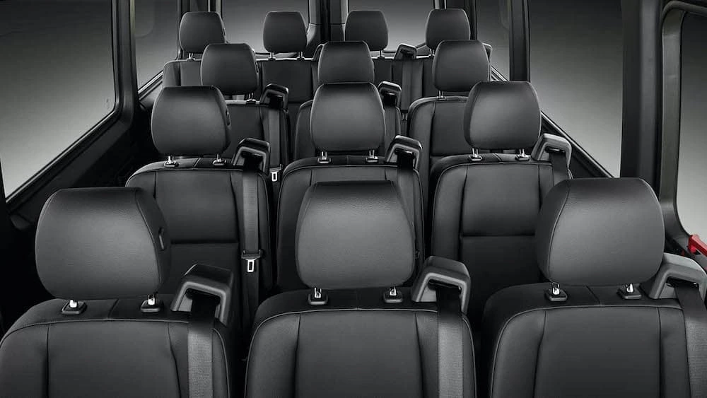 Standard Mercedes Sprinter interior